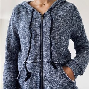 Lush: Blue cut out jacket